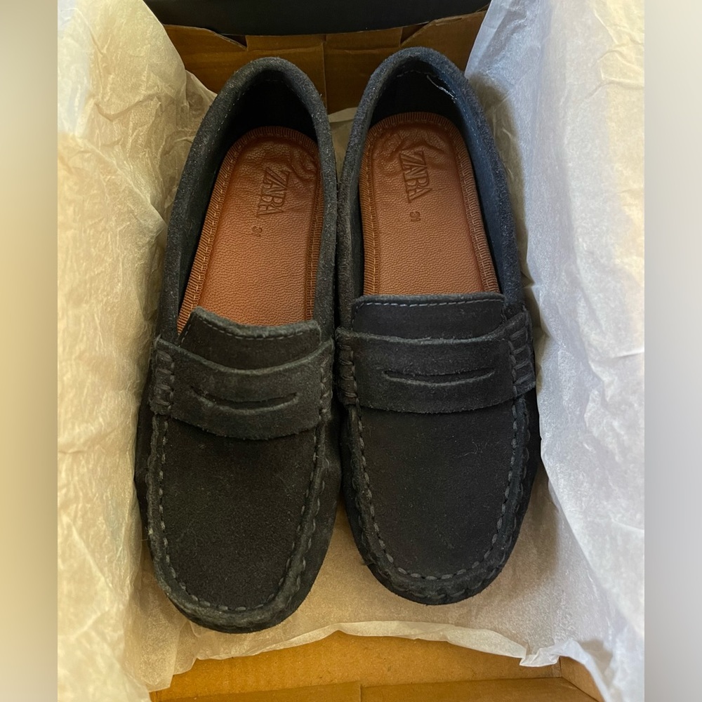 Zara Navy Blue Mocasin
